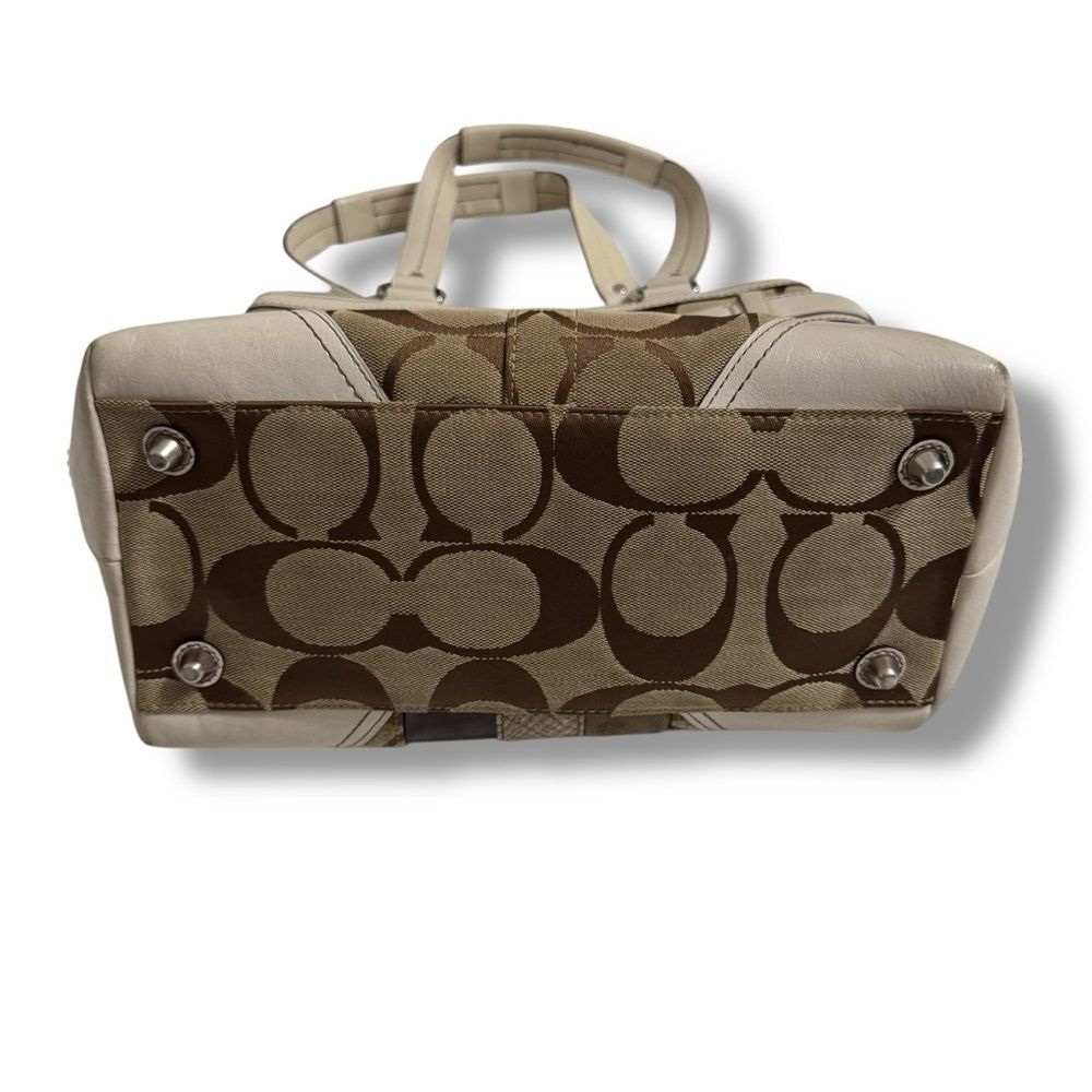 Coach Hamptons Large Signature Python Hobo Handba… - image 6